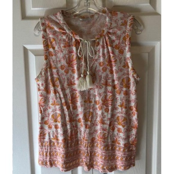 Lucky Brand Sleeveless Summer Top M - Picture 1 of 6